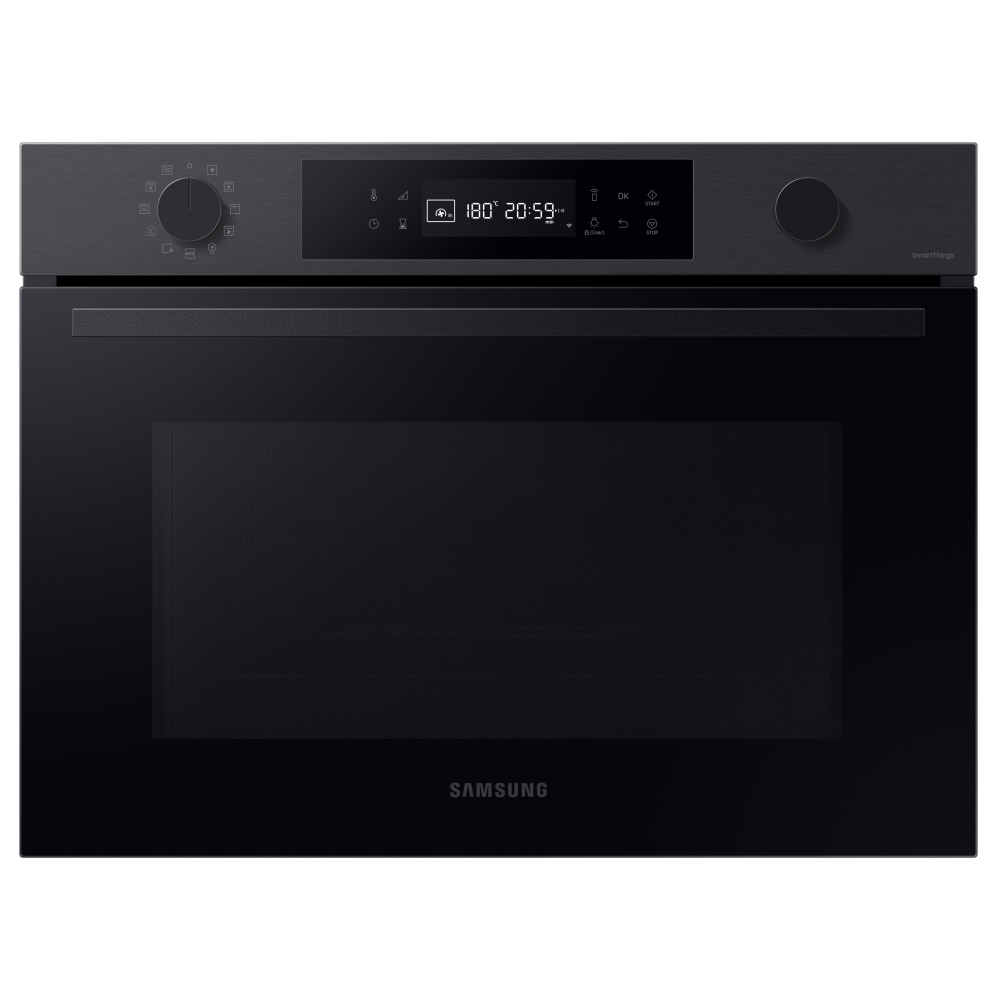 Samsung NQ5B4553FBB Built In Series 4 Combi Microwave For Tall Housing - BLACK STEEL