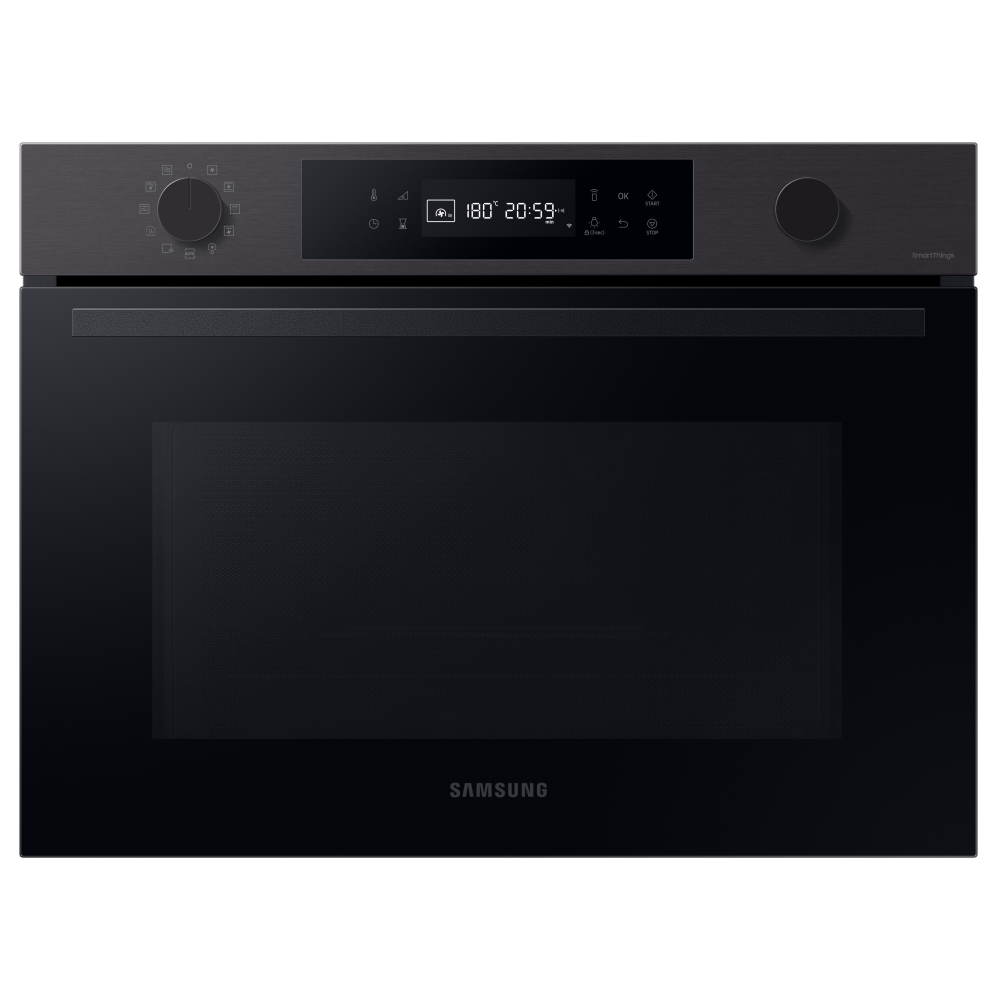 Samsung NQ5B4553FBB Built In Series 4 Combi Microwave For Tall Housing – BLACK STEEL