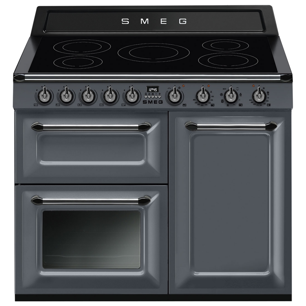 Smeg TR103IGR2 100cm Victoria Induction Range Cooker - SLATE