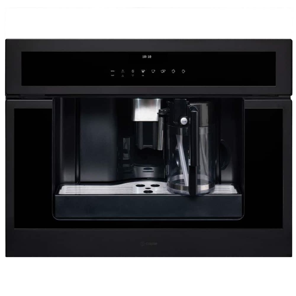 Caple CM465BS Fully Automatic Built In Coffee Machine - BLACK STEEL