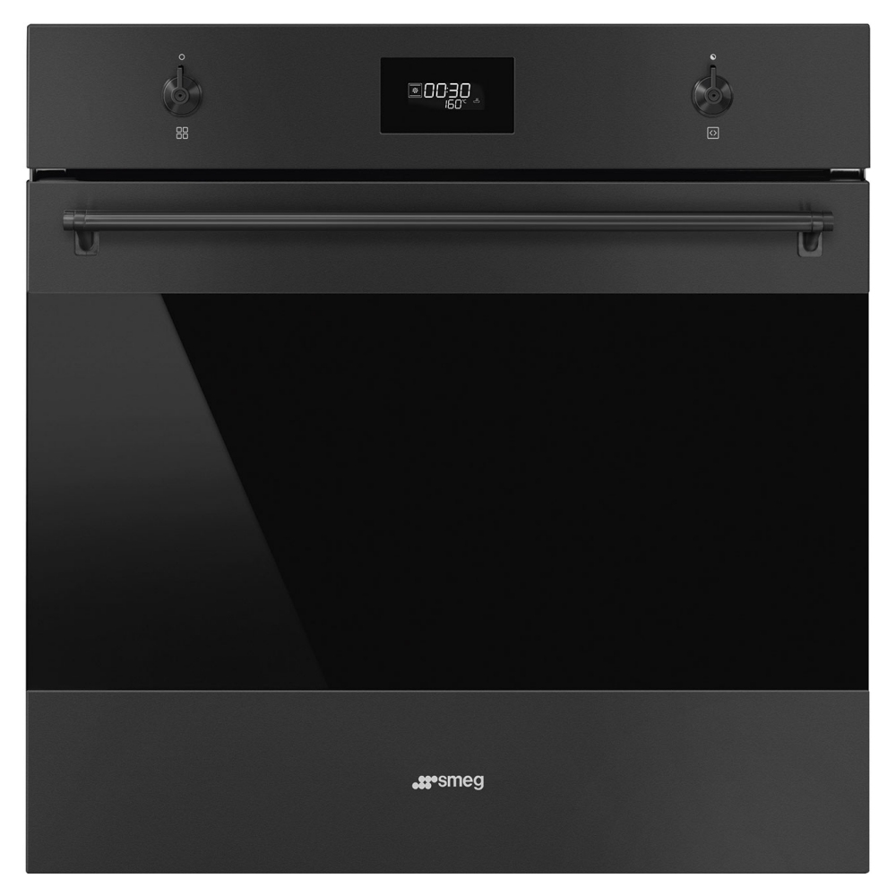 Smeg SFP6301TVN Classic Pyrolytic Multifunction Single Oven – MATTE BLACK