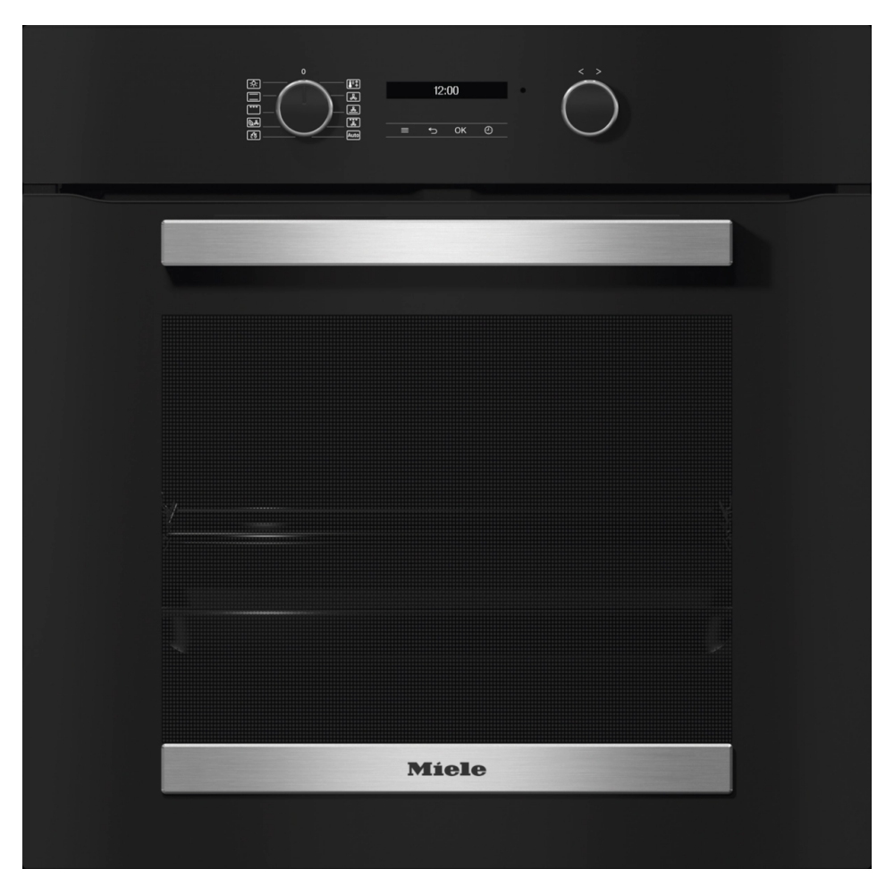 Miele H2465BP Active Pyrolytic Built In Single Oven - BLACK