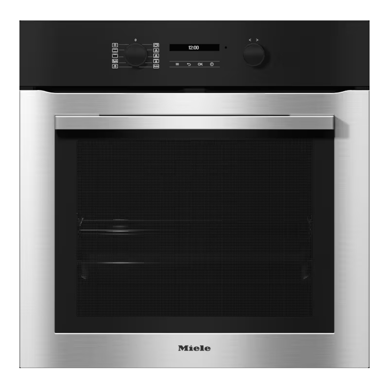 Miele H2761BP ContourLine Pyrolytic Built In Single Oven - STAINLESS STEEL