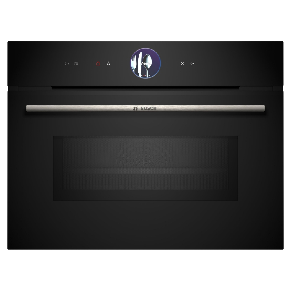 Bosch CMG7361B1B Series 8 Built In Combination Microwave For Tall Housing - BLACK