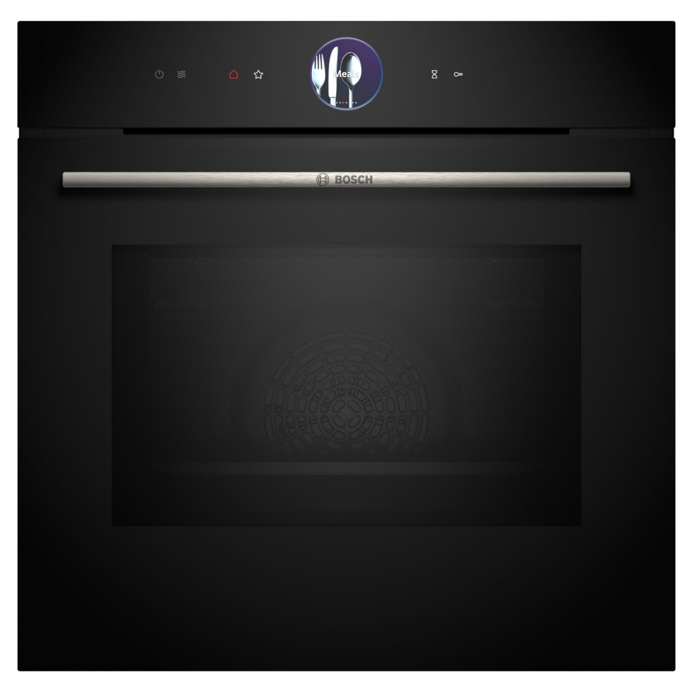 Bosch HMG7764B1B Serie 8 Pyrolytic Multifunction Oven With Microwave - BLACK