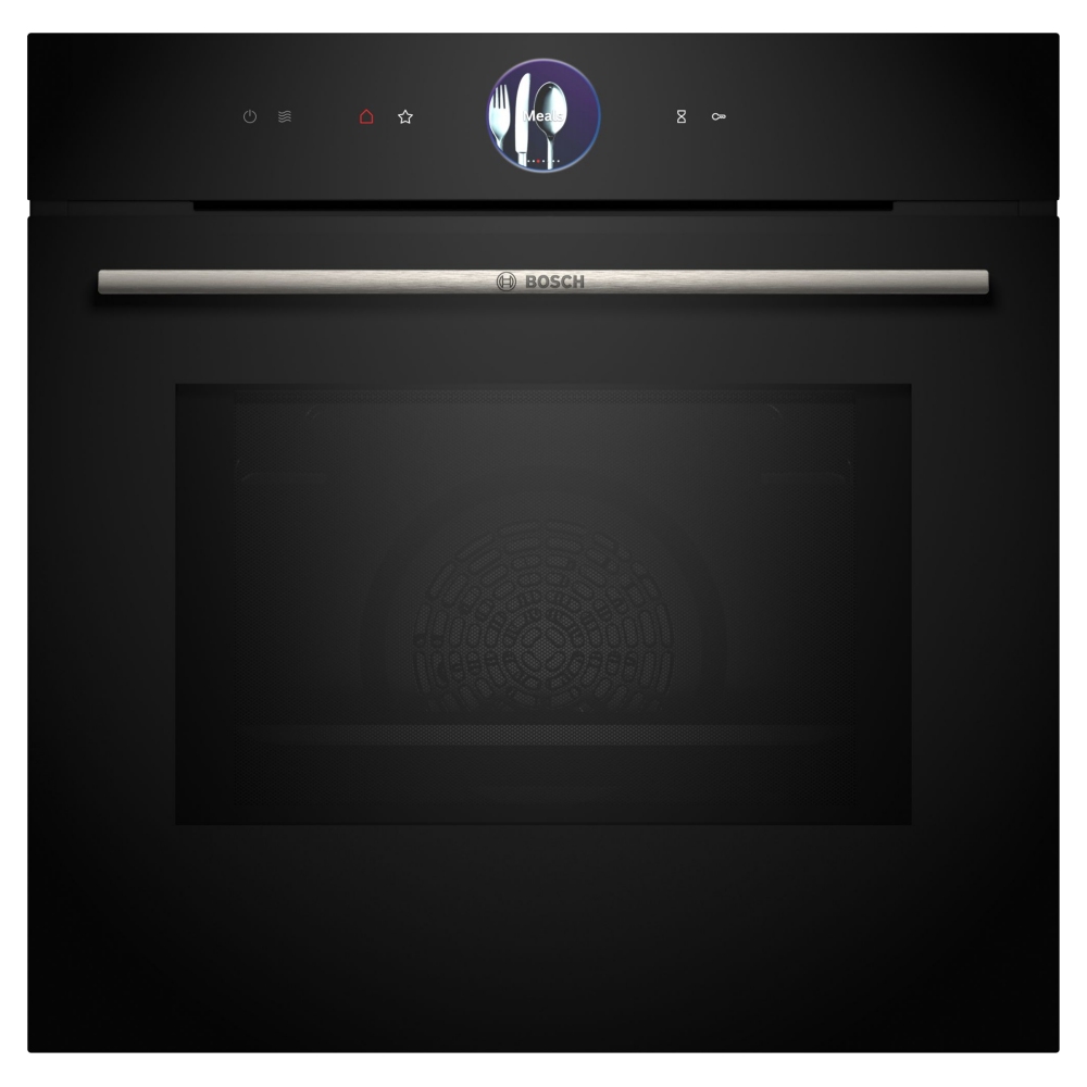 Bosch HMG7764B1B Series 8 Pyrolytic Multifunction Oven With Microwave - BLACK