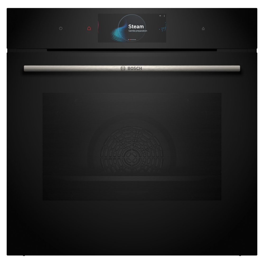 Bosch HSG7584B1 Series 8 Multifunction Single Oven With FullSteam - BLACK