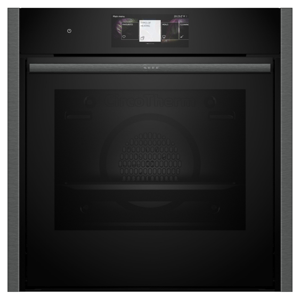 Neff B64CT73G0B N90 Slide & Hide Pyrolytic Multifunction Single Oven – GRAPHITE