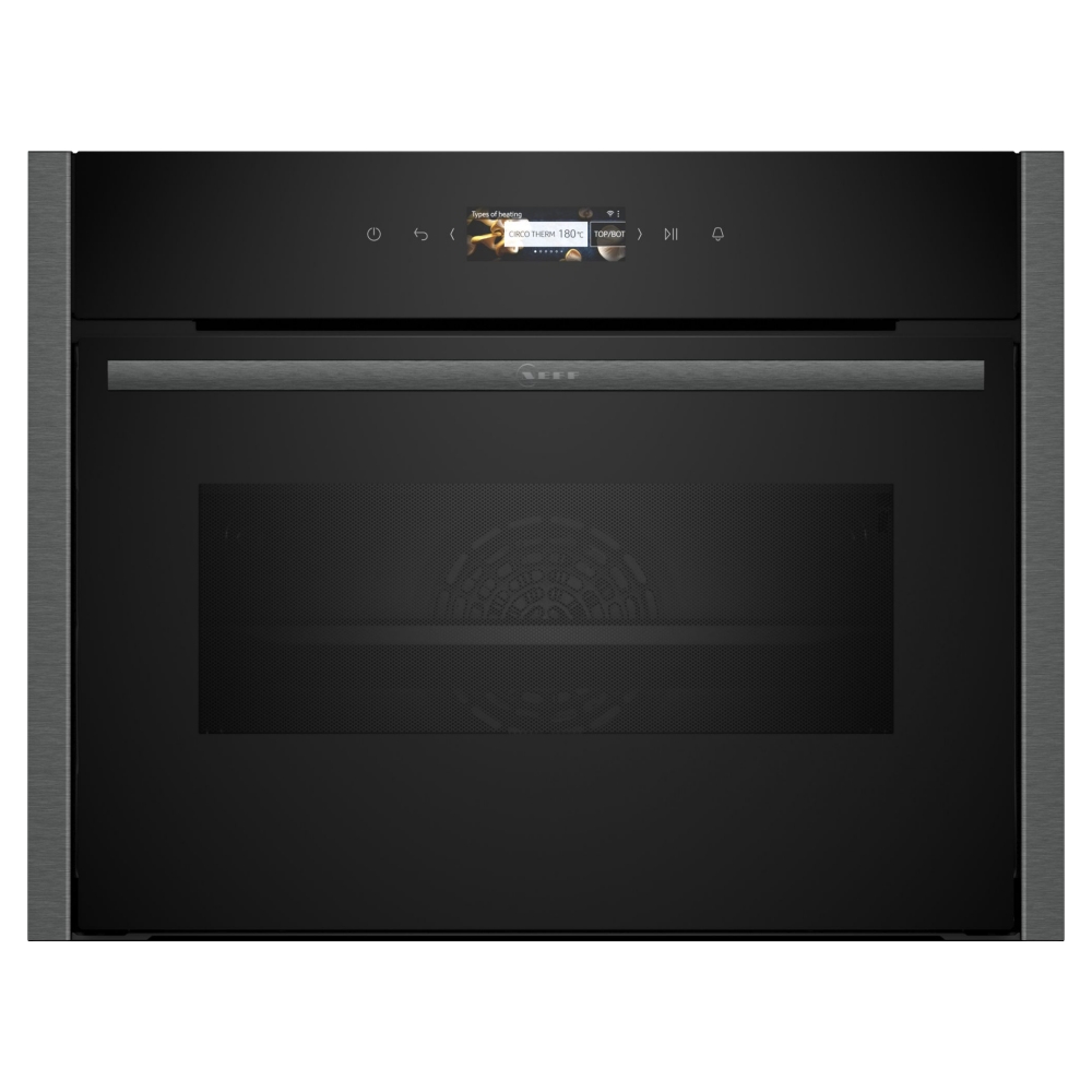 Neff C24MR21G0B N70 Built In Compact Electric Single Oven with Microwa