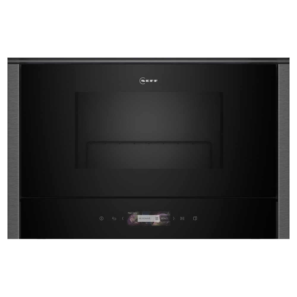 Neff NL4GR31G1B N70 Built In Microwave & Grill For Wall Unit - GRAPHITE