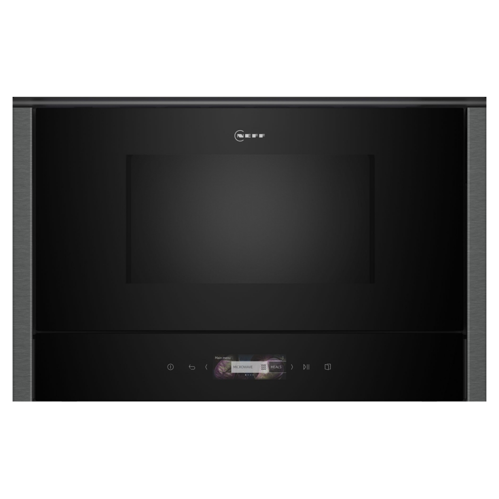 Neff NL4WR21G1B N70 60cm Built In Microwave For Wall Unit - GRAPHITE