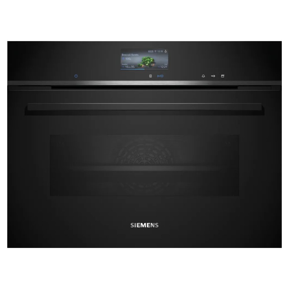 Siemens CS736G1B1 IQ-700 Compact Multifunction Steam Oven - BLACK
