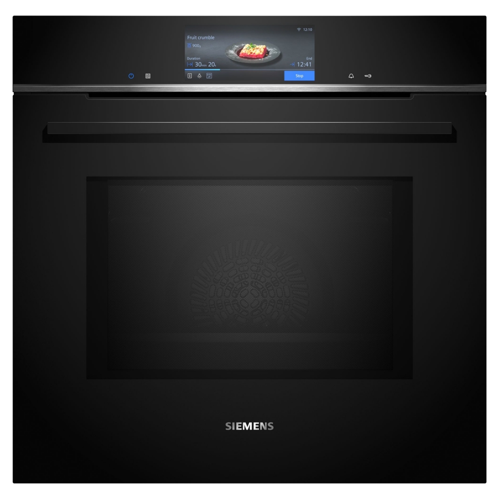 Siemens HM778GMB1B IQ-700 Pyrolytic Multifunction Oven With Microwave - BLACK