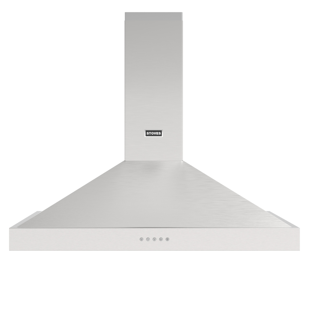 Stoves STERLING CHIM90PYRSTA 90cm Chimney Hood – STAINLESS STEEL