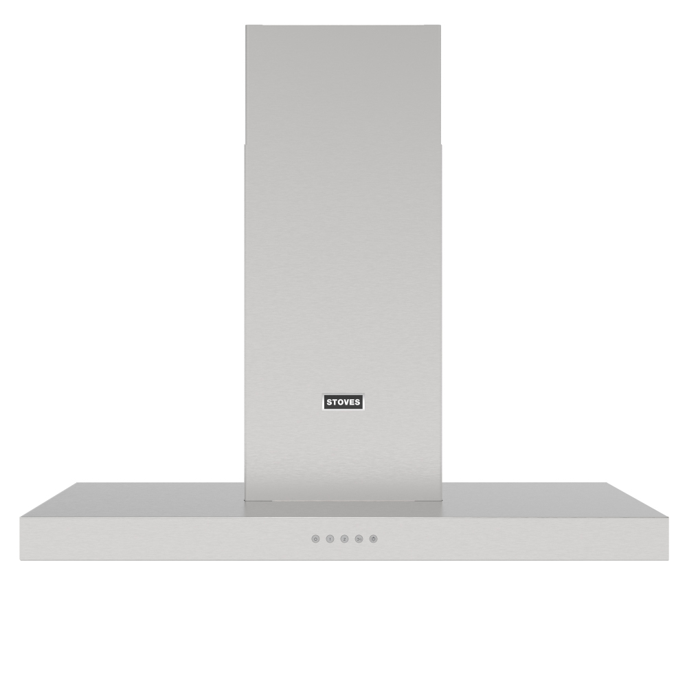 Stoves STERLING CHIM110TSTA 110cm Flat Chimney Hood – STAINLESS STEEL