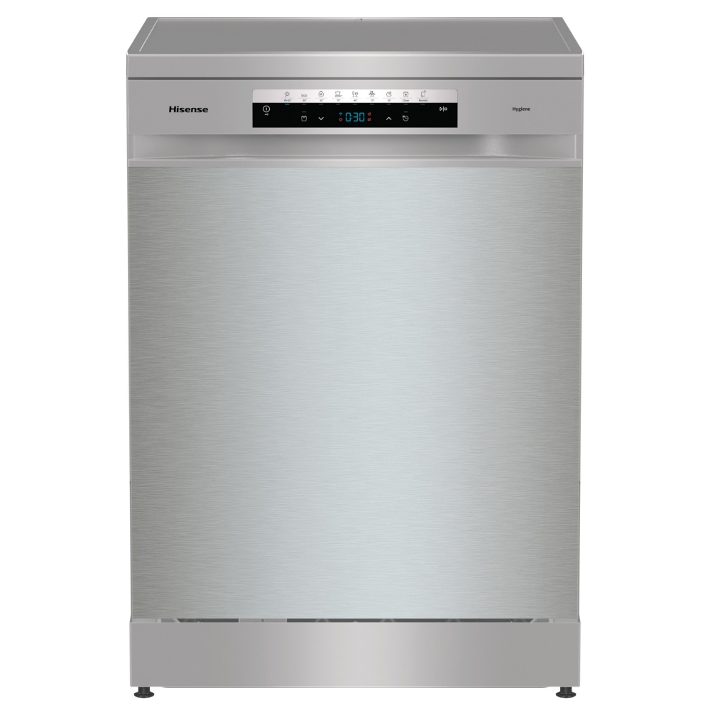 Hisense HS693C60XADUK 60cm Freestanding WiFi AutoDose Dishwasher – SILVER