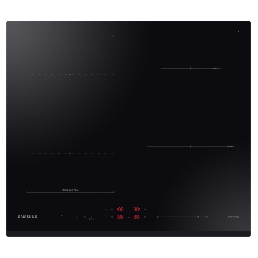 Samsung NZ64B6056GK 60cm Series 6 Four Zone Flex Induction Hob – BLACK