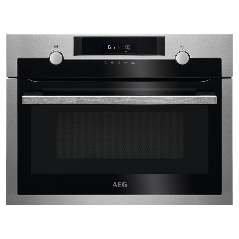 AEG KME525860M Built In Microwave  Grill For Tall Housing - STAINLESS STEEL