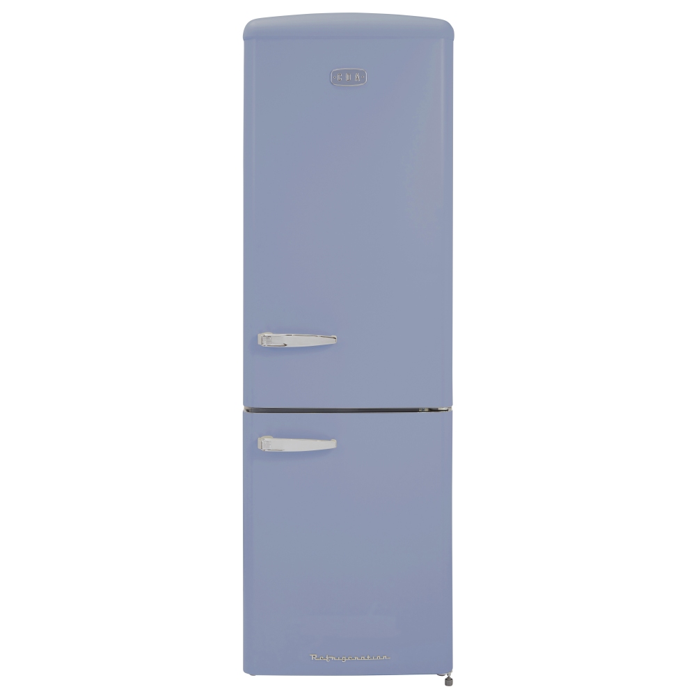 CDA FLORENCE SEA HOLLY 60cm Retro Frost Free Fridge Freezer – BLUE
