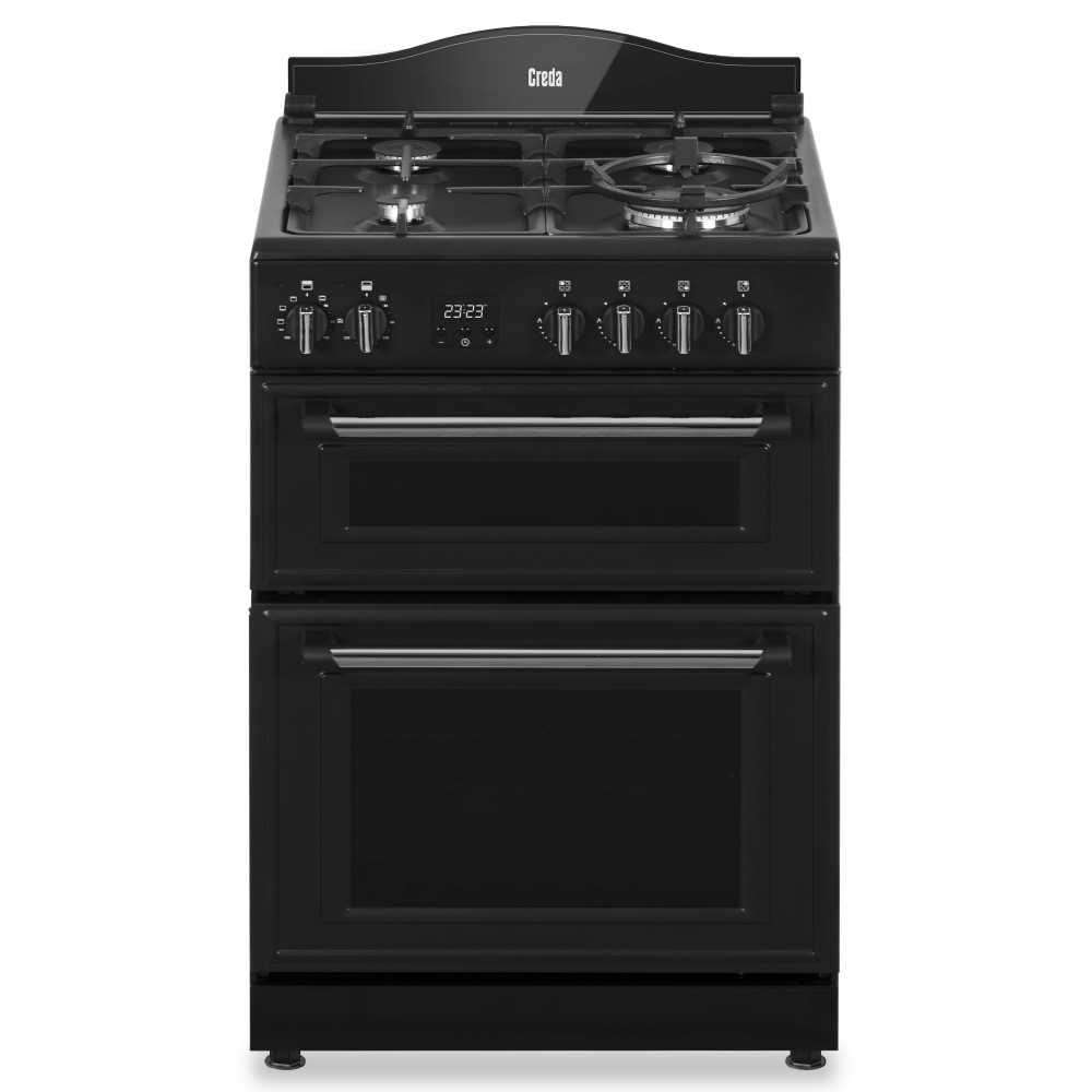 Creda C60DFMRA 60cm Freestanding Traditional Dual Fuel Cooker - ANTHRACITE