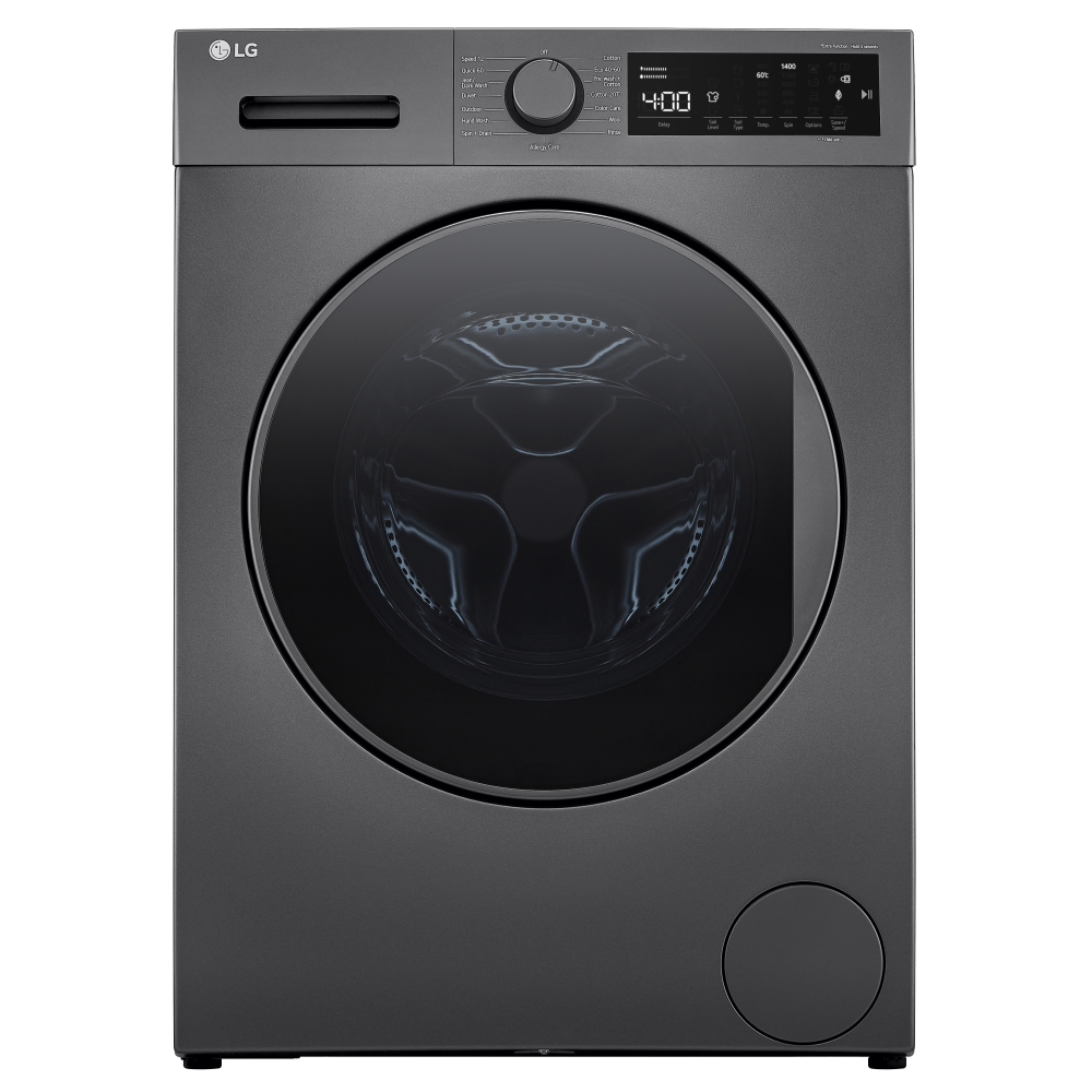LG F4T209SSE 9kg Steam Washing Machine - SILVER