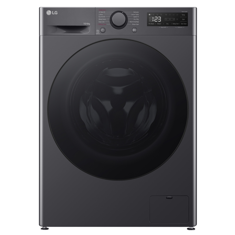 LG FWY606GBLN1 10kg/6kg TurboWash Steam Washer Dryer – SLATE GREY