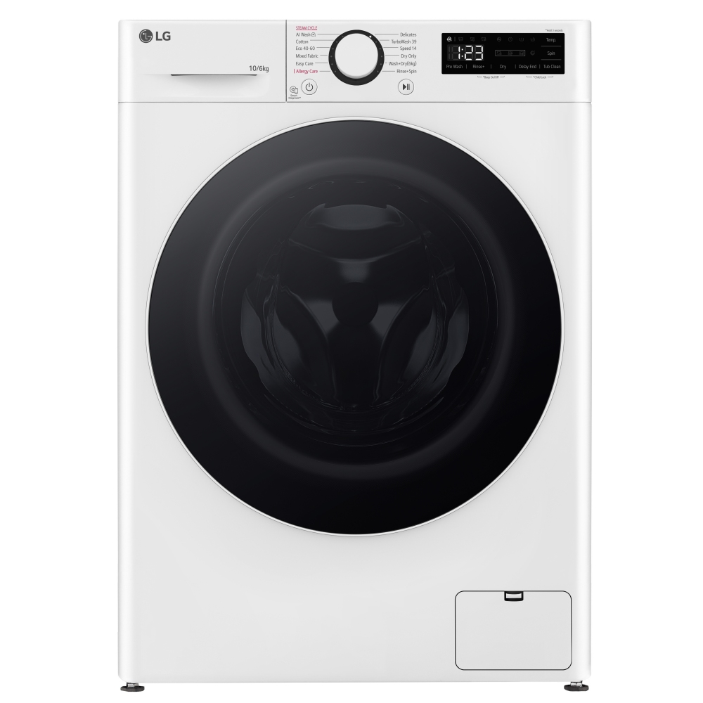 LG FWY706WWTN1 10kg/6kg TurboWash Steam Washer Dryer – WHITE