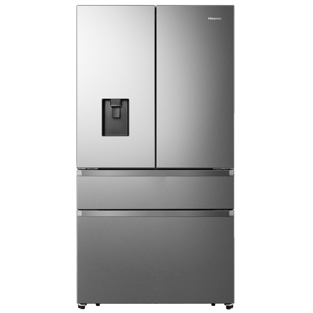 Hisense RF749N4SWSE French Style Fridge Freezer With Water Dispenser Non Plumbed - STAINLESS STEEL