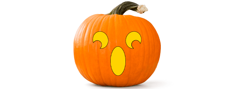 spooky ghost pumpkin
