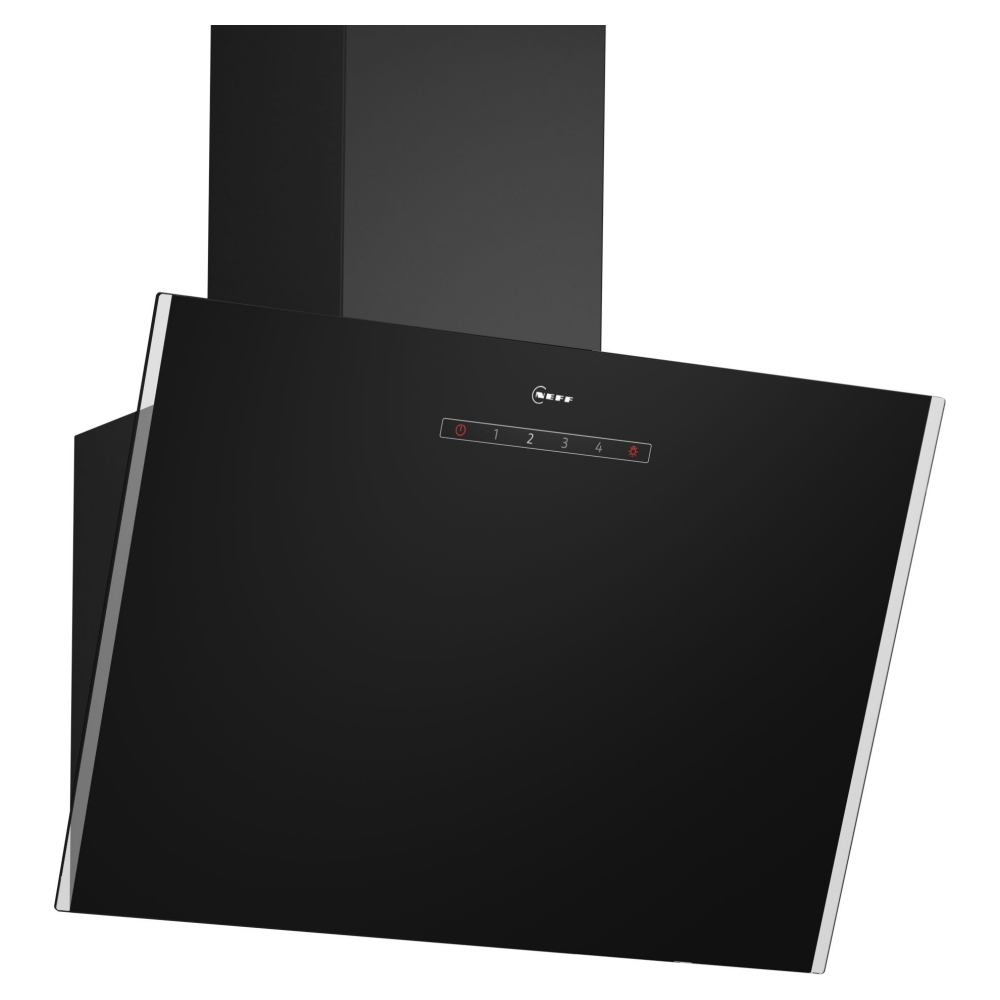 Neff D63IDK1S0B 60cm N30 Angled Chimney Hood – BLACK