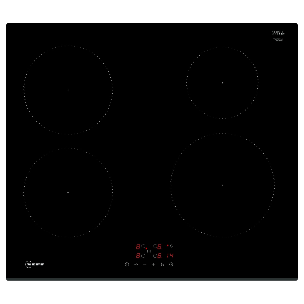 Neff T36FBE1L0 60cm N30 Frameless Induction Hob – BLACK