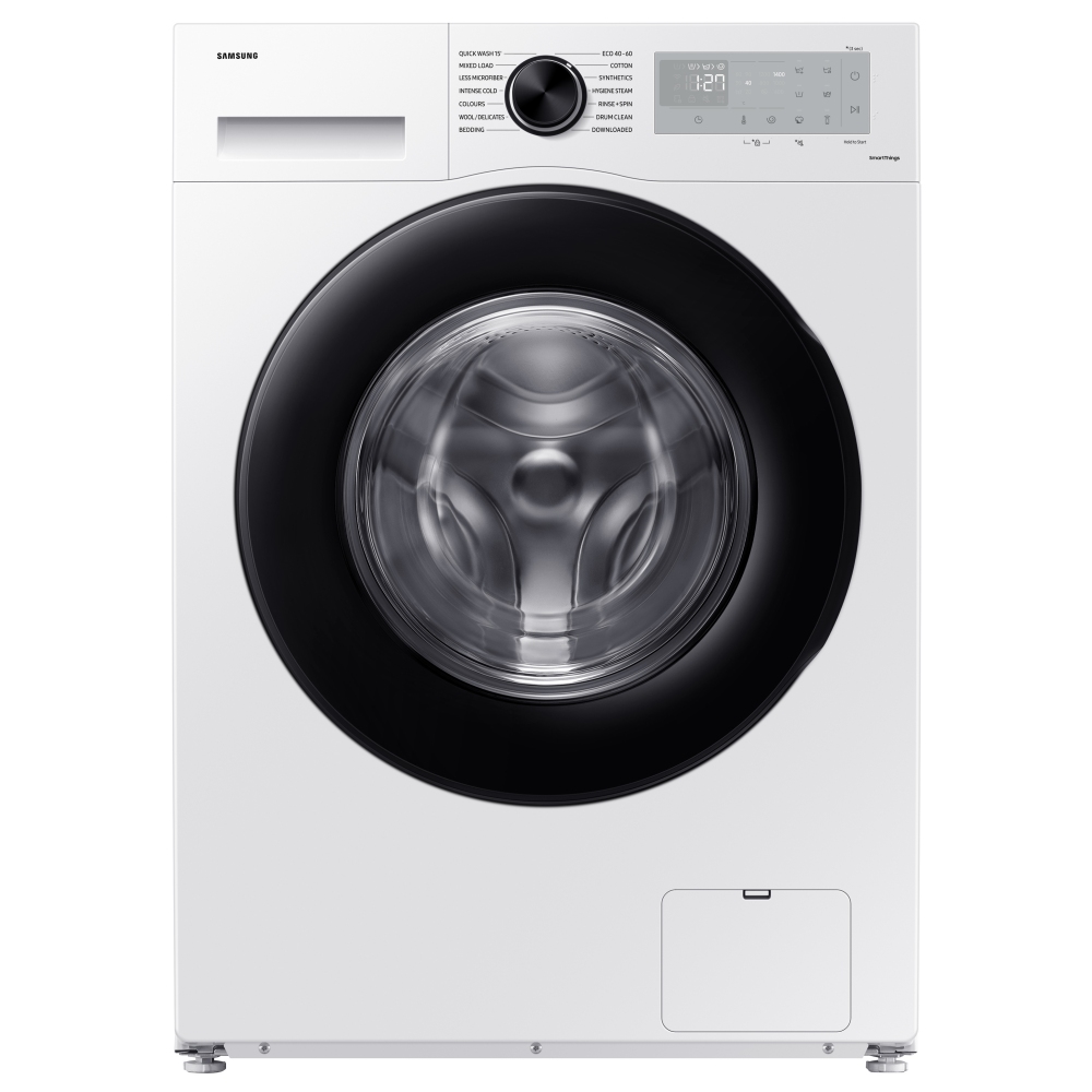 Samsung WW80CGC04DAHEU 8kg Ecobubble Steam Washing Machine 1400rpm - WHITE