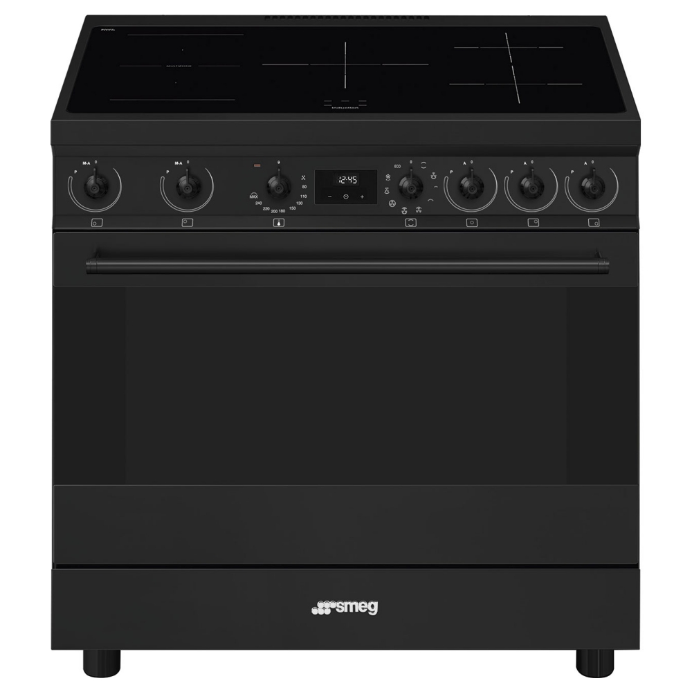 Smeg C9IMN2 90cm Classic Single Cavity Induction Range Cooker - MATTE BLACK