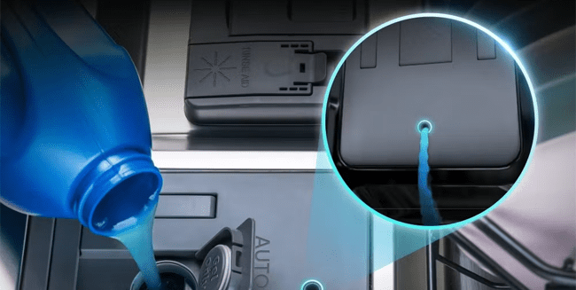 image of a Hisense autodosing dishwasher