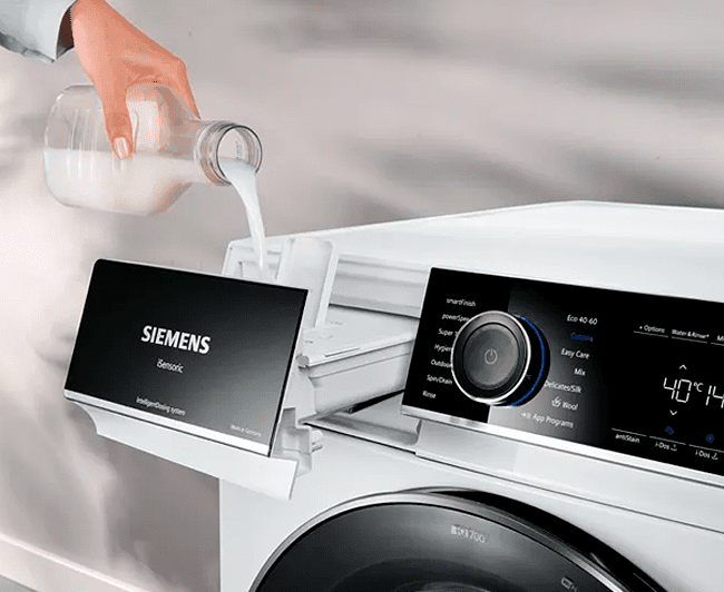 Siemens i-Dos function autodose washing machine