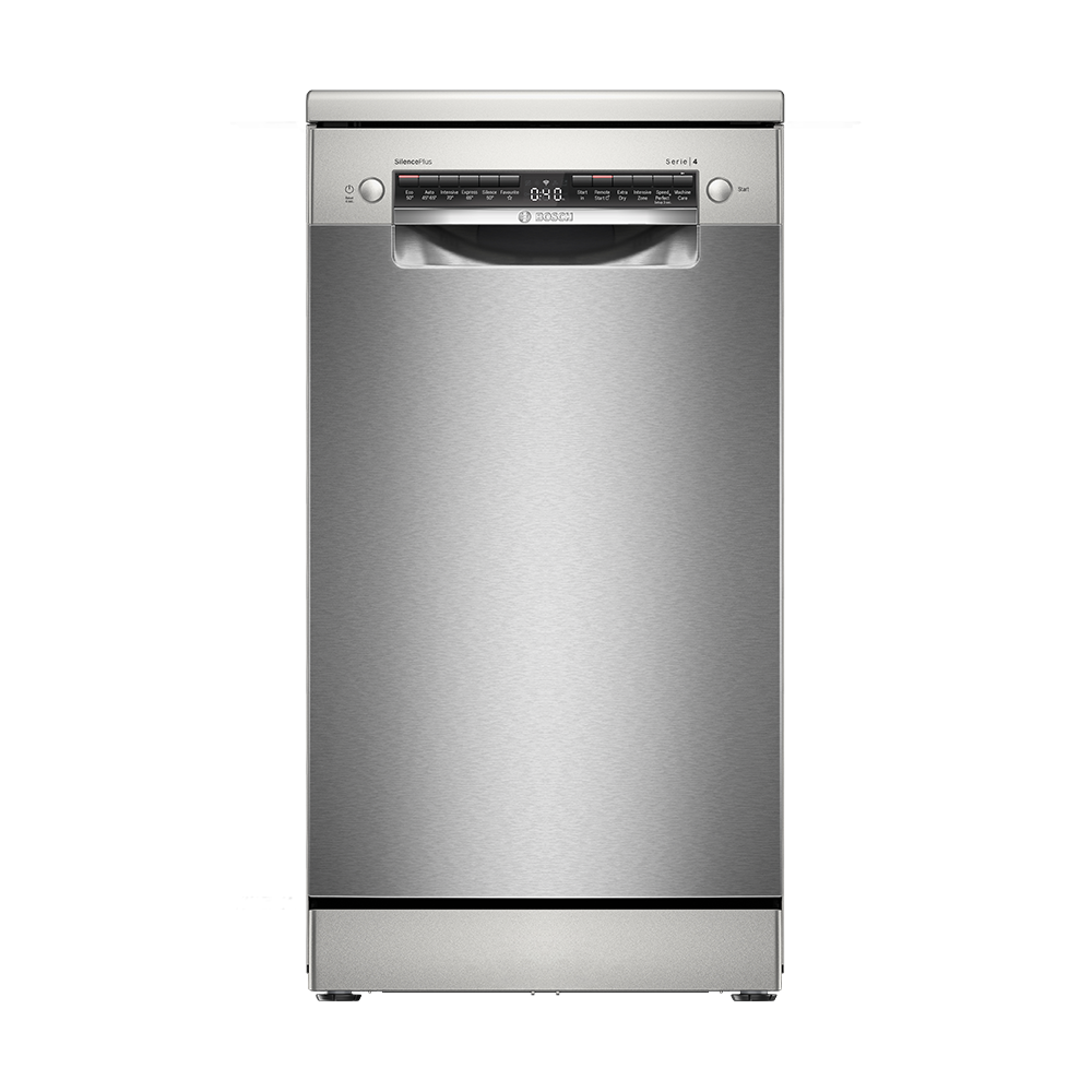 Bosch SPS4HMI49G 45cm Series 4 Freestanding Dishwasher – SILVER