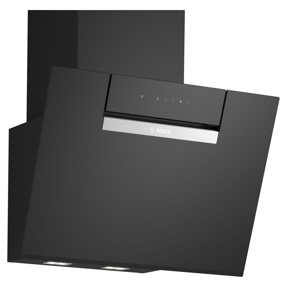 Bosch DWK67FN60B 60cm Series 4 Angled Chimney Hood – BLACK