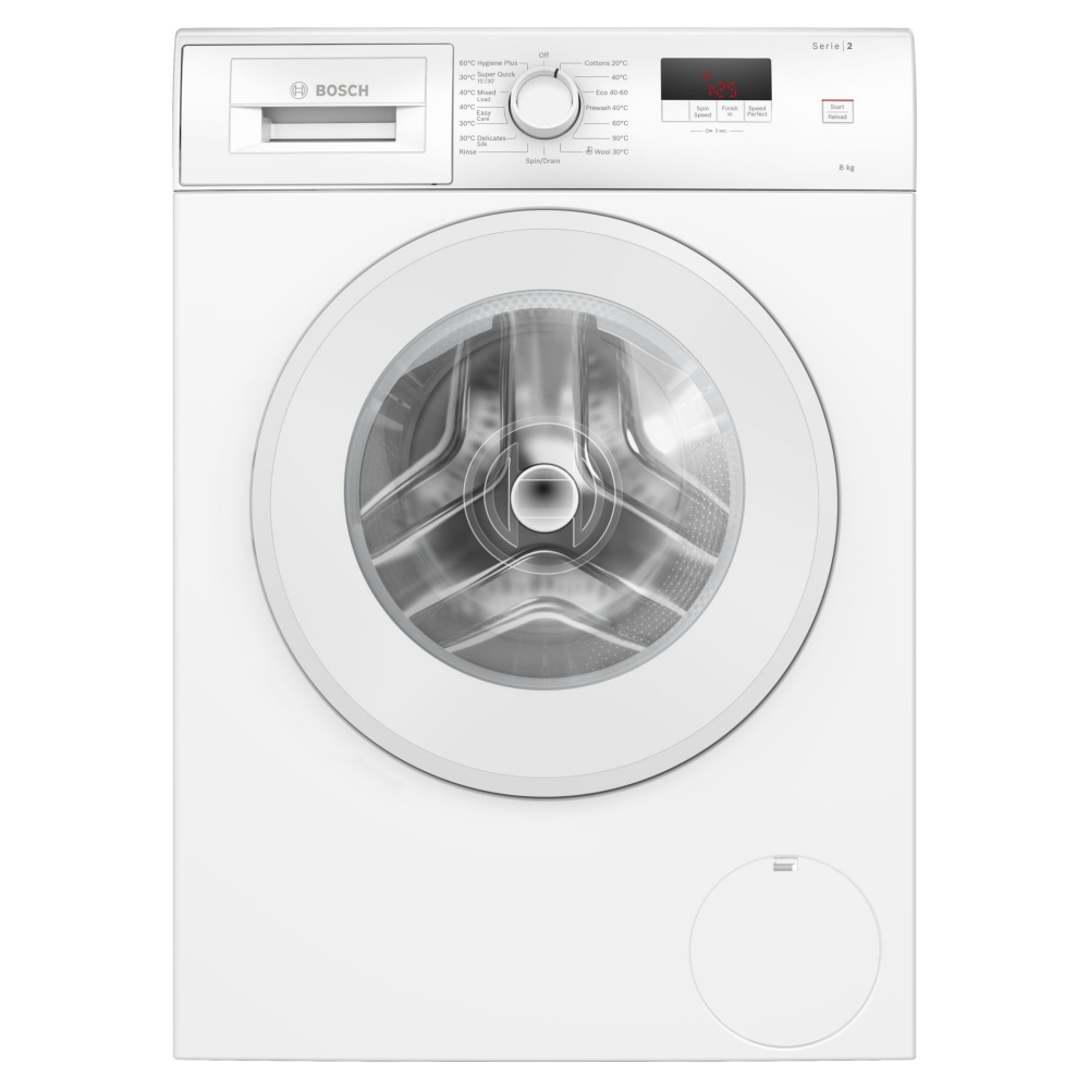 Bosch WGE03408GB 8kg Series 2 Washing Machine 1400rpm - WHITE