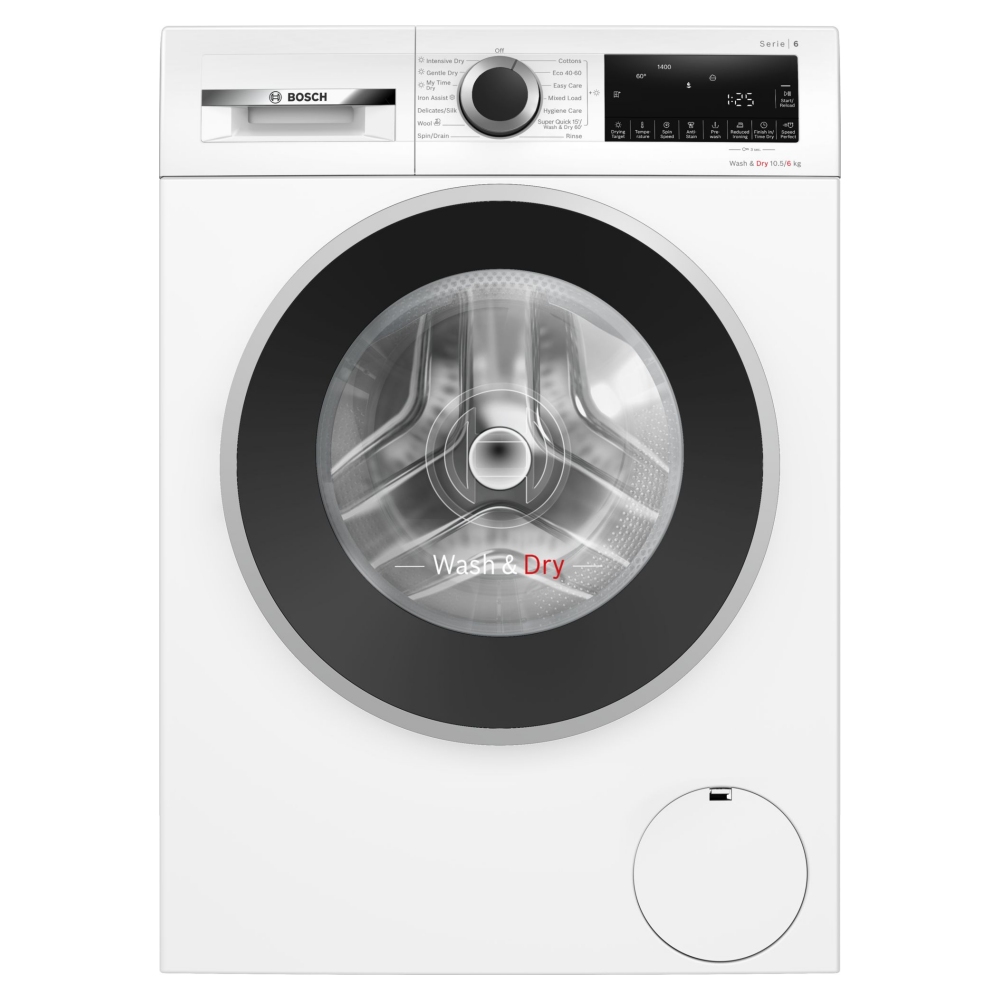 Bosch WNG25401GB 10.5kg/6kg Series 6 Washer Dryer - WHITE
