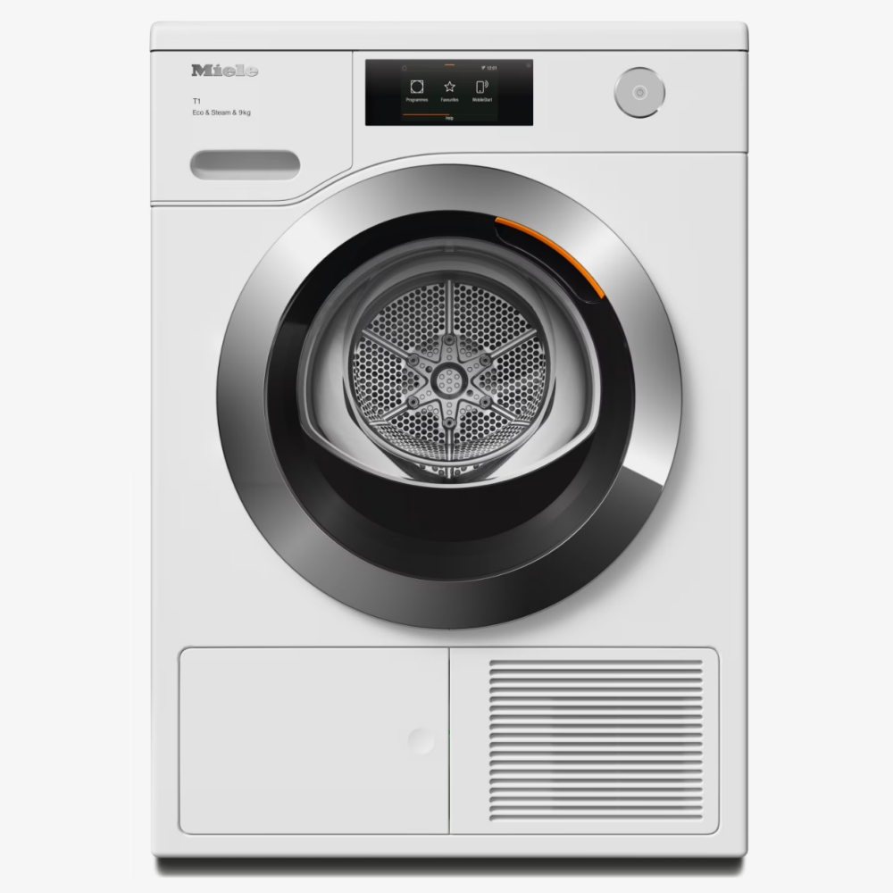 Miele TCR780WP 9kg Heat Pump Condenser Tumble Dryer - WHITE