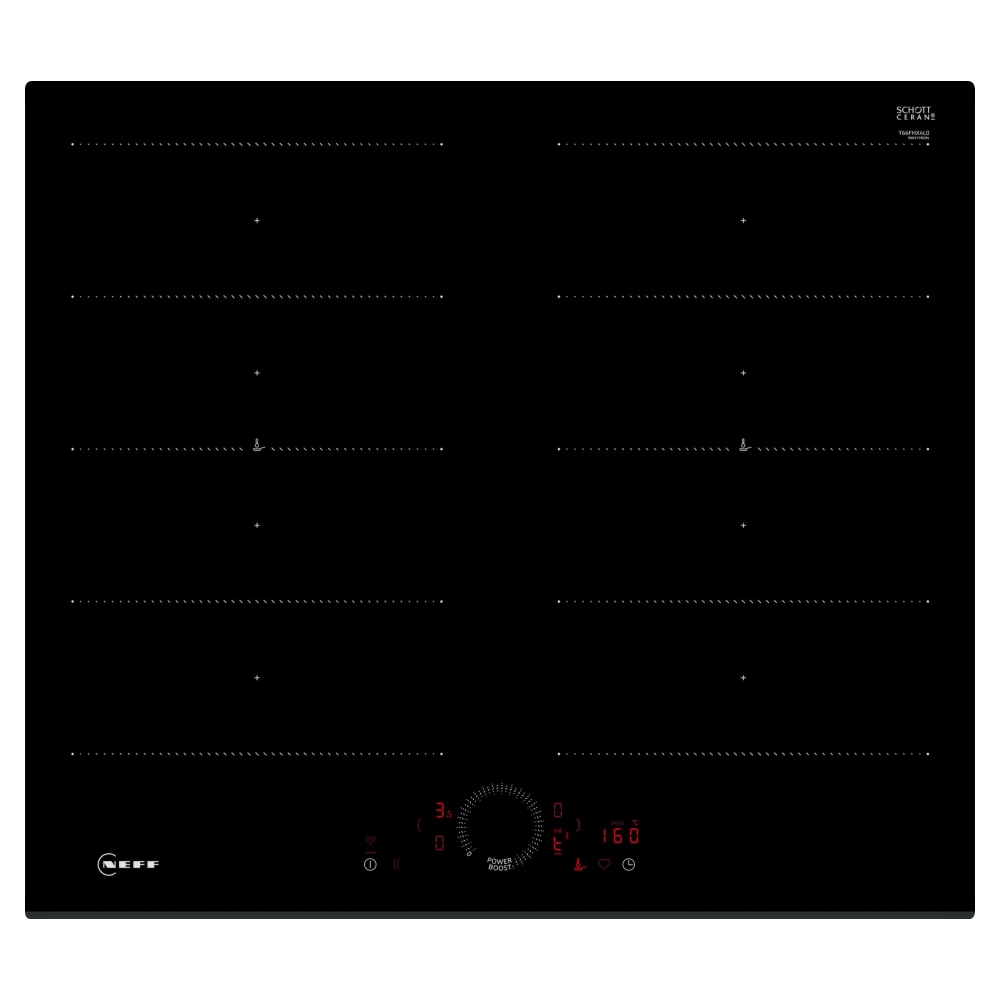 Neff T66FHX4L0 60cm N70 FlexInduction Hob – BLACK