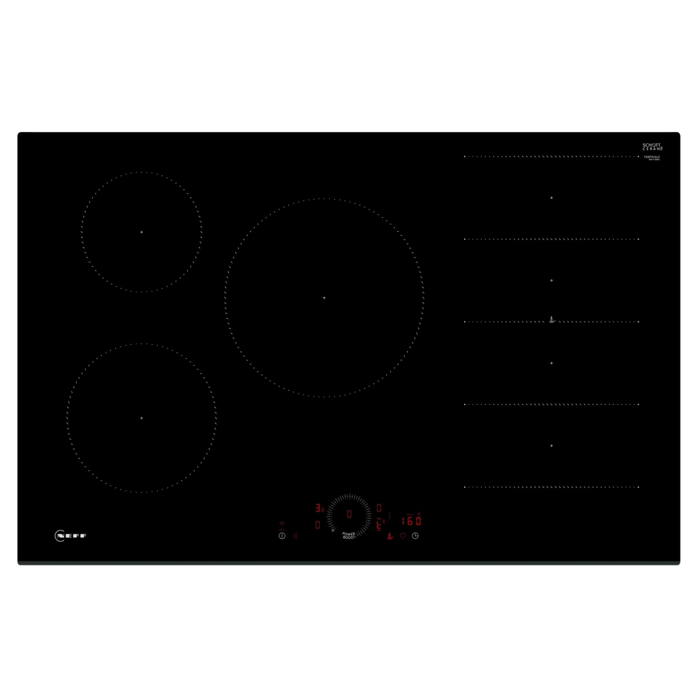 Neff T68FHV4L0 80cm N70 FlexInduction Hob – BLACK