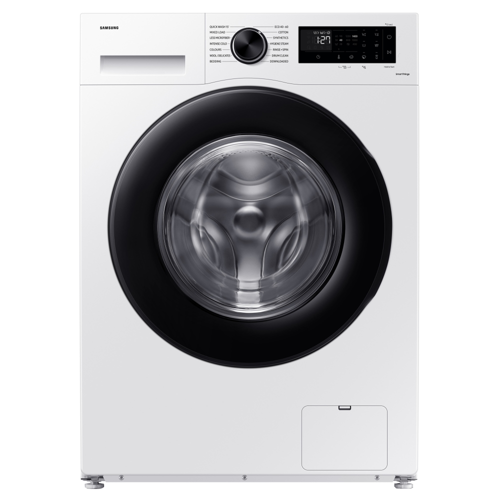 Samsung WW80CGC04DAEEU 8kg Ecobubble Steam Washing Machine 1400rpm - WHITE