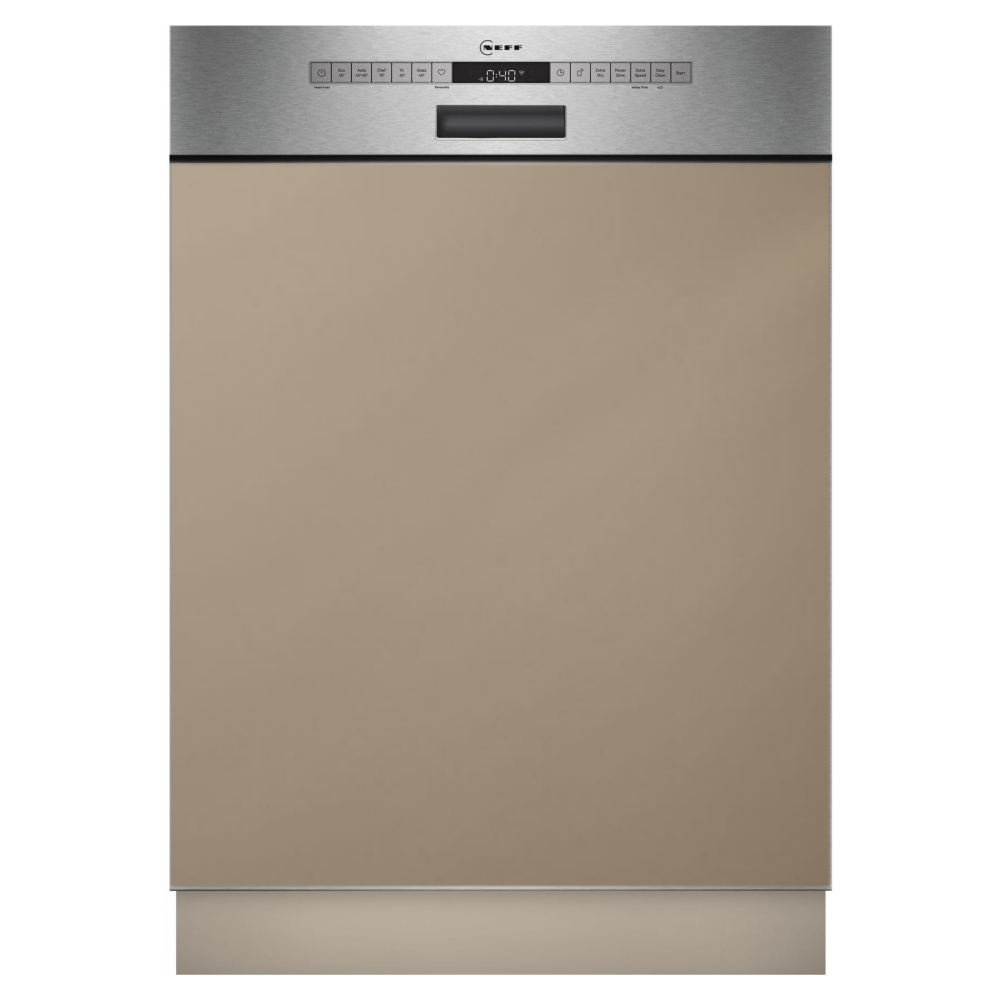 Neff S145HTS01G N50 60cm Semi Integrated Dishwasher - STAINLESS STEEL