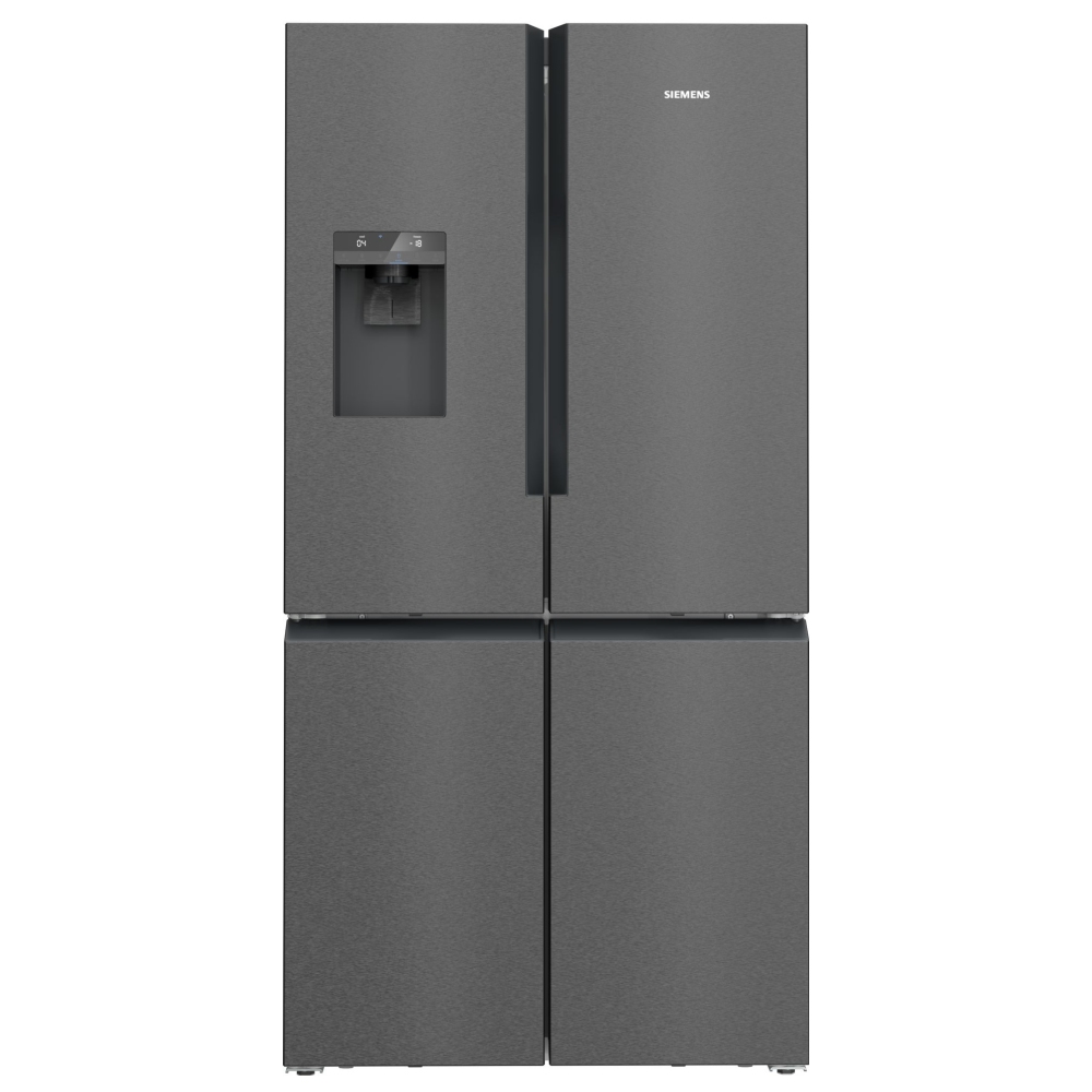 Siemens KF96DPXEA IQ-700 Four Door Fridge Freezer With Ice & Water - BLACK STEEL