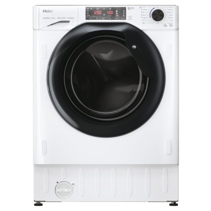 Haier HWQ90B416FWB 9kg Integrated Series 4 Washing Machine 1600rpm