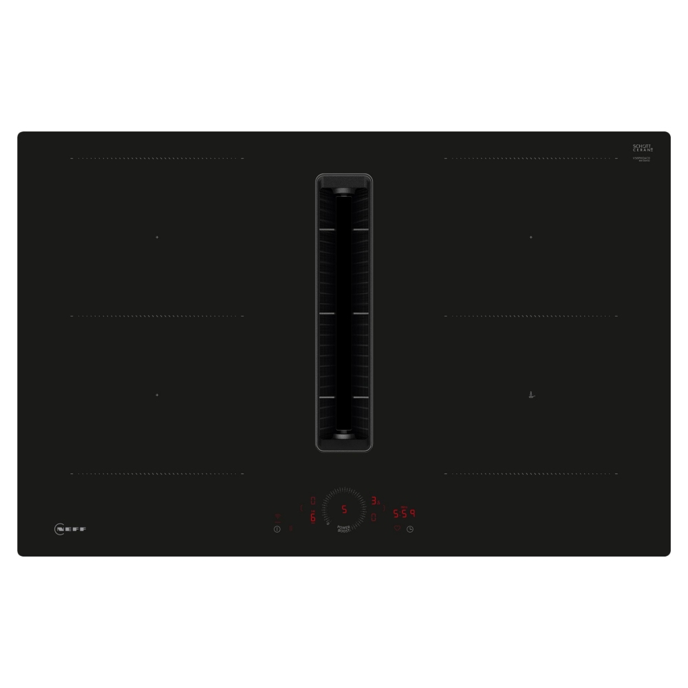 Neff V58PHQ4C0 80cm N70 Flush Fit Air Venting CombiZone Induction Hob – BLACK