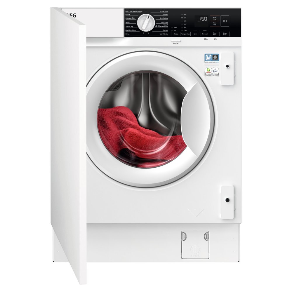AEG LX6WG84634BI 8kg/4kg Series 6000 Fully Integrated Washer Dryer