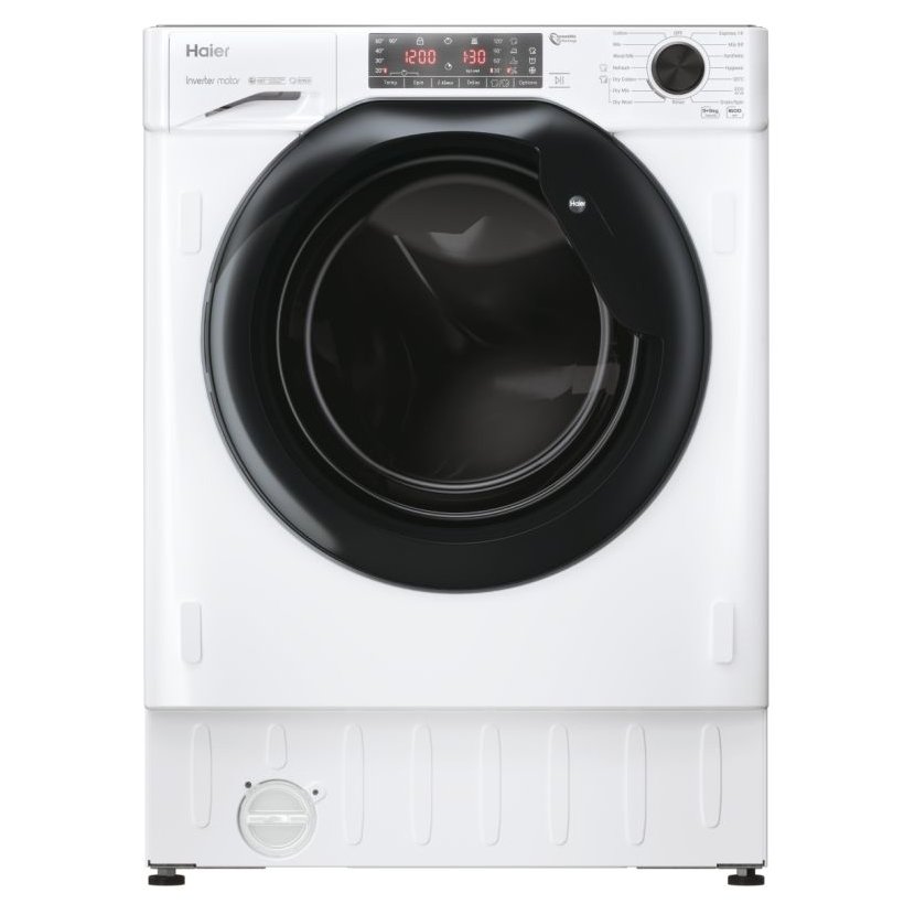 Haier HWDQ90B416FWB-UK Series 4 9kg/5kg Integrated Washer Dryer