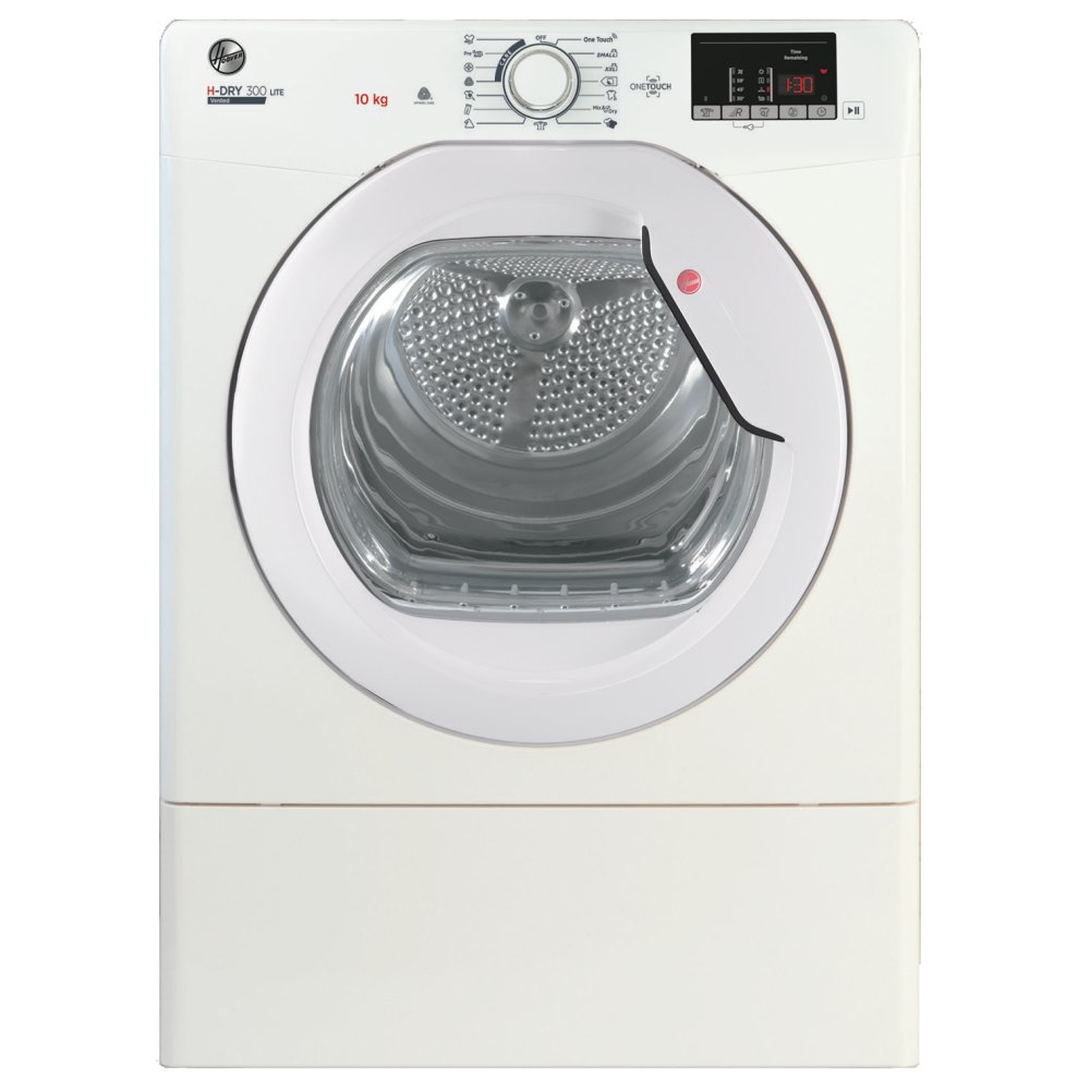 Hoover HLEV10DG 10kg Vented Tumble Dryer - WHITE